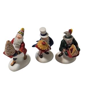 DEPT 56 RETIRED EARLY RISING FIGURINES  SET OF 3